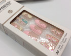 Kiss Impress Press On Manicure Nails 88910 Spark Of Joy  Medium    pack Of 3    