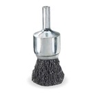Weiler 90188 Crimped Wire End Wire Brush  Steel  1 