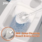 3 Pack Toilet Brush And Holder Set  Toilet Bowl Brush With Caddy Bathroom Sti   