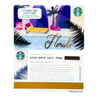 2017 Starbucks Florida Poolside-plastic Gift Card  6136