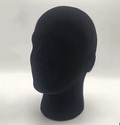 Foam Mannequin Head Flocking Black Foam Mold 