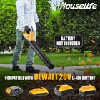 Brushless Cordless Leaf Blower For Dewalt 20v Max 480cfm 130mph No Battery