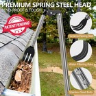 Cklt 12ft Gutter Cleaning Tools From The Ground Dual-axis Spring Steel Gutter