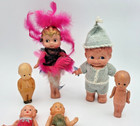 Vintage Kewpie Dolls Lot Celluloid Handmade Assortment Made In Japan