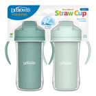 Insulated Sippy Cup 2 Pack Straw Cup Spill Proof Toddler 10oz Bpa Free