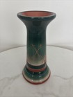 Sioux Lakota Native American Etched Pottery Vase Pine Ridge Signed High Elk
