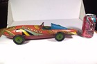 Vintage Marx Rocket Racer Wind Up Tin Toy 16 Inch Toy 1950 s Works  see Video 