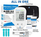 Diabetes Test Kit Blood Sugar Glucose Monitor Meter 100 Pcs Strip Tester Machine