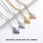 Cremation Jewelry Angel Wing Heart Urn Necklace Ashes Memorial Keepsake Pendant