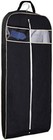   Gusseted Travel Garment Bag With Accessories Zipper Pocket 43 Black