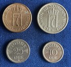 Norway              1950   s Mini Coin Lot     Free Domestic Shipping
