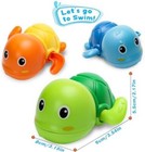Bath Toys  Cute Swimming Turtle Baby Bath Toys For Toddler 1-3  Water Pool Float
