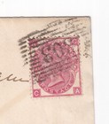 1870 Qv Fine 3d Rose Stamp Plate5 On Sanquhar Cover To Fort Erie Ontario Canada