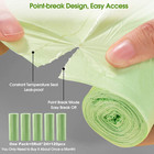 Small Trash Bags 1 2 Gallon 120 Counts Biodegradable Food Waste Bags  Mini 5l Ga