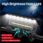 Super Bright Bicycle Front Headlight Led Bike Light Usb Rechargeable Waterproof