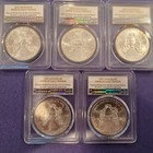 2016 Silver Am  Eagle  Pcgs Ms 69 First Strike-30th Annv  -cost Is For One Coin