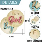 Baby Newborn Birth Announcement Sign It s A Boy   It s A Girl Hello World New   