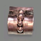 Beautiful Hand Made Solid Silver Statement Brooch Markings- Rm Mexico
