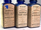 Great Lot Of 3 Variants Of John Wyeth Cobalt Patent Med Bottles Philadelphia Usa