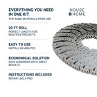 House2home Metal Flexible Tack Strip Curve Ease Upholstery Repair 20ft Roll