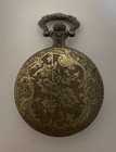 Vintage Style Horse Head Pocket Watch Pendant Necklace