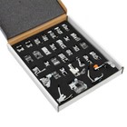 32 Pcs Presser Feet Fits Singer brother janome  Kenmore low Shank Machines