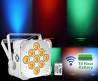  4  Best Par 60 White Rechargeable Wash Lights W  Wireless Dmx bags controller