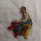 Marx Climbing Tractor Tin Litho Driver 40s 50s