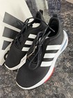 Adidas Racer Tr23 K Black solar Red Boy s Running Shoes - Nwb Pick Sz Sneakers