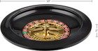 Roulette Table Wheel 10 Inch Poker Roulette Wheel Set With Spinning Brass Black