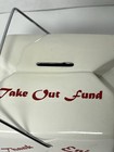 Chinese Take Out Fund Ceramic Food Container Coin Piggy Bank Tip Jar Starpoint