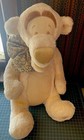 Disney Store Exclusive 18  Tigger White   Gold Stuffed Plush Figure