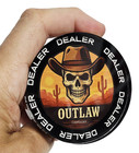Chipdaddy 3  Outlaw Dealer Button-premium Acrylic Poker Accessory-texas Hold em