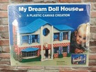 My Dream Doll House Plastic Canvas Dollhouse Needlecraft Kit  1991    Box Damage