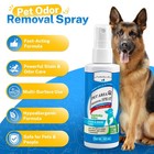 2 In 1 Pet Odor Eliminator Spray   Stain Remover For Dogs   Cats 3 38 Fl Blue