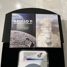 2019 Apollo 11 Robbins Medal Restrike 5 Oz Silver Material Fdop Ms70 Ngc