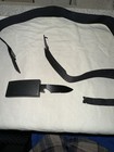 Black Survival Camping Belt W  Built In Knife Sheath