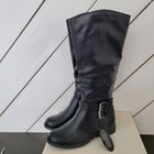 New Style   Co  Womens Maliaa Black Knee-high Boots 6m Man-made Upper   Sole