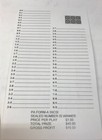 One Dozen   55 Sure Tip Boards  0-0 9-9   Bingo jar Tickets Free Shipping Usa