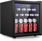Beverage Cooler Mini Fridge  For Drinks Beer Wine Home Bar