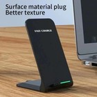 Wireless Fast Charger Charging Pad Stand Dock For Samsung Galaxy Iphone Phone