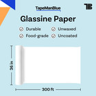 Glassine Paper Roll  36 Inch X 300 Ft  100 Yds   Made In Usa  Archival Acid Free