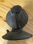 Vintage 1920s Auto-lite Carbide Miner Lamp Chicago Octagonal Base 3  Spade Mount