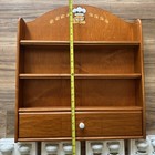 New Danbury Mint Garfield Spice Rack Jim Davis 1994 22 Jars Never Used W boxes