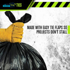 55 Gallon Trash Bags Heavy Duty -  huge  - 2 0 Mil Thick  equiv  - 38  X 58 