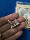 Nativity Silver Metal Saint Pocket Token Icon Prayer Jesus Mary Joseph