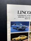 1976 Lincoln-mercury Cars Dealer Sales Brochure Continental Marquis Cougar