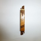 Hand Made Carved Wood Mezuzah Scroll Holder Case Ed Cohen