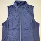 Zero Restriction Tess Vest Womens Xl Primaloft Full Zip Navy Trump National Golf