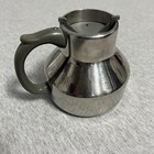 Vintage Eddie Bauer Stainless Steel No Spill Coffee Cup Mug 1989 Gray Travel